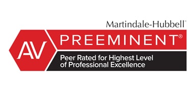 Martindale-Hubbell Preeminent AV Peer Rated For Highest Level of Professional Excellence